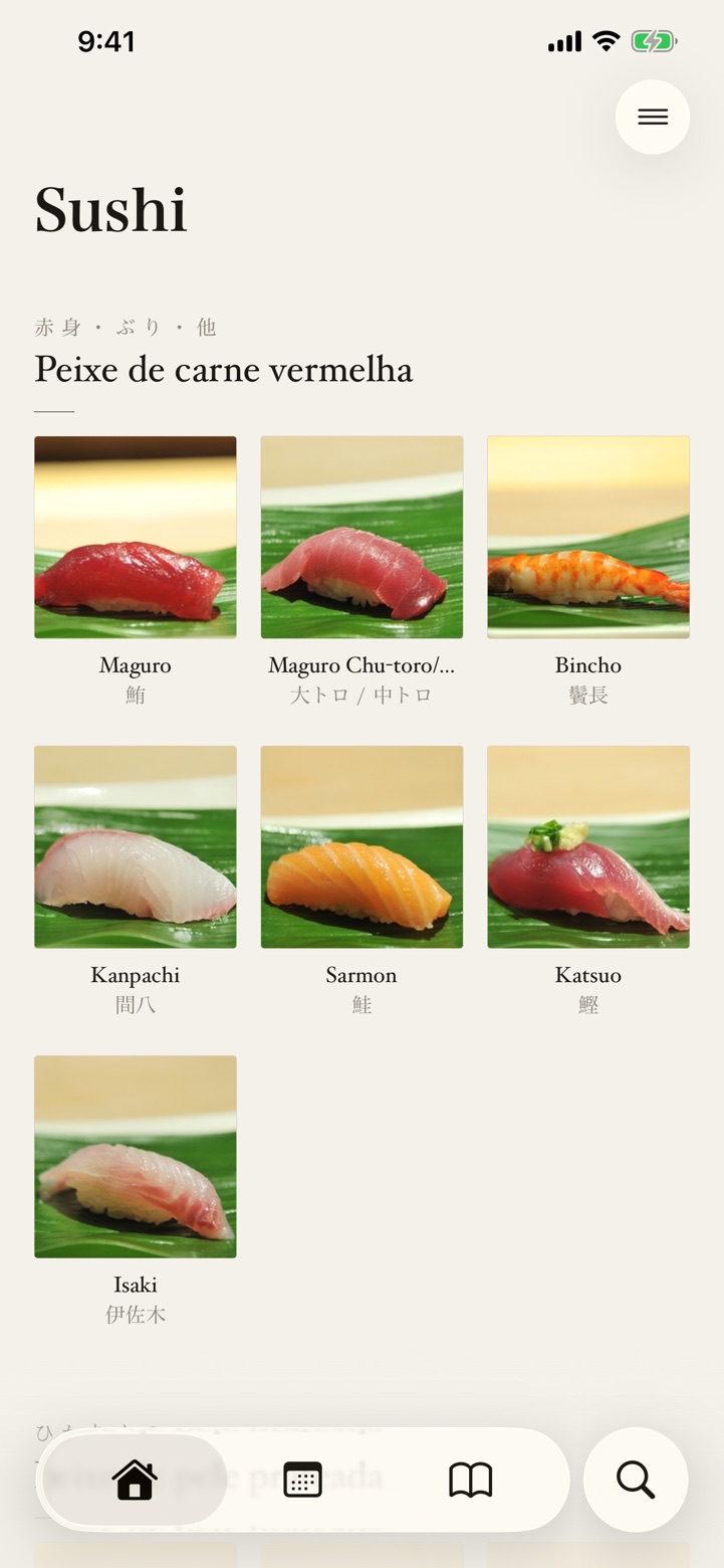 Guia de sushi